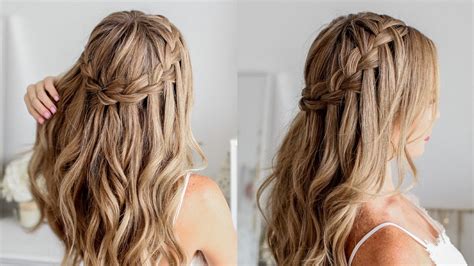 how to do a waterfall braid on yourself and why it's the perfect hairstyle for a lazy morning