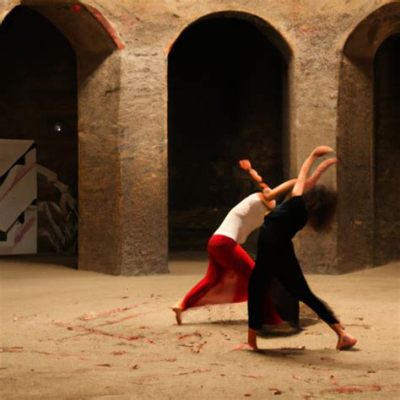 what does the dance in a subterranean roundhouse depict? In this context, let's delve into the symbolism and interpretation of such an enigmatic dance within the confined space.